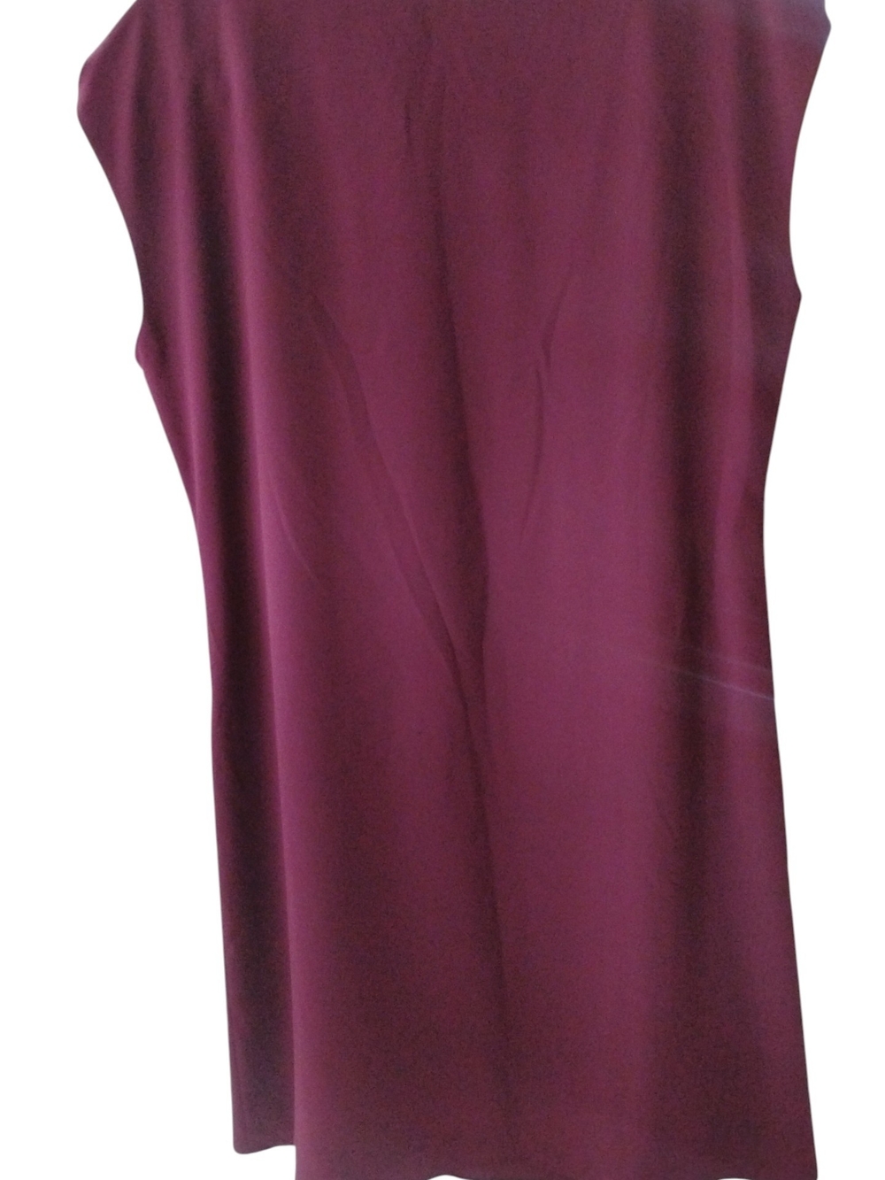 Gianni Bini Plum Ruffle-Front Midi Dress SZ 12 - Picture 2 of 5